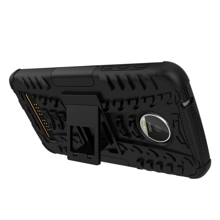Защитный чехол UniCase Hybrid X для Motorola Moto Z Play - Orange: фото 5 из 11