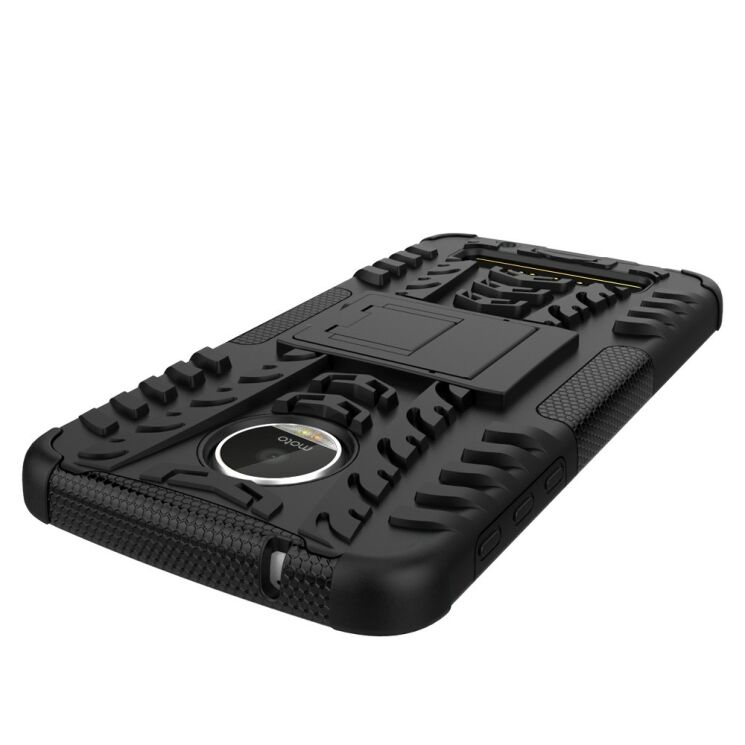 Захисний чохол UniCase Hybrid X для Motorola Moto Z Play - Black: фото 7 з 10