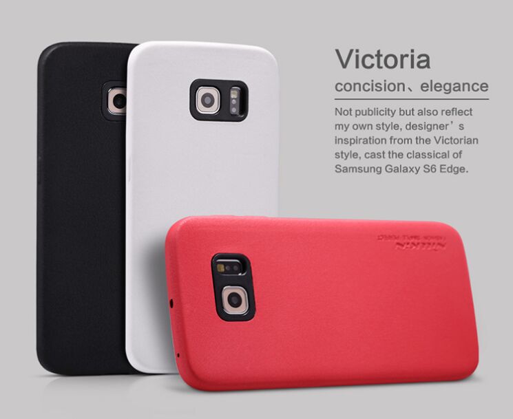 Захисна накладка NILLKIN Victoria Series для Samsung Galaxy S6 edge (G925) - Red: фото 7 з 12