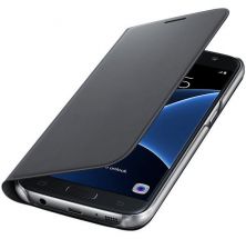 Чохол Flip Cover для Samsung Galaxy S7 (G930) EF-WG930PFEGRU - Black: фото 1 з 4