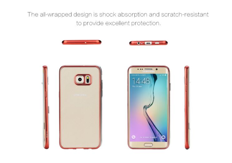 Чохол ROCK Flame Series для Samsung Galaxy S6 edge+ (G928) - Red: фото 6 з 9