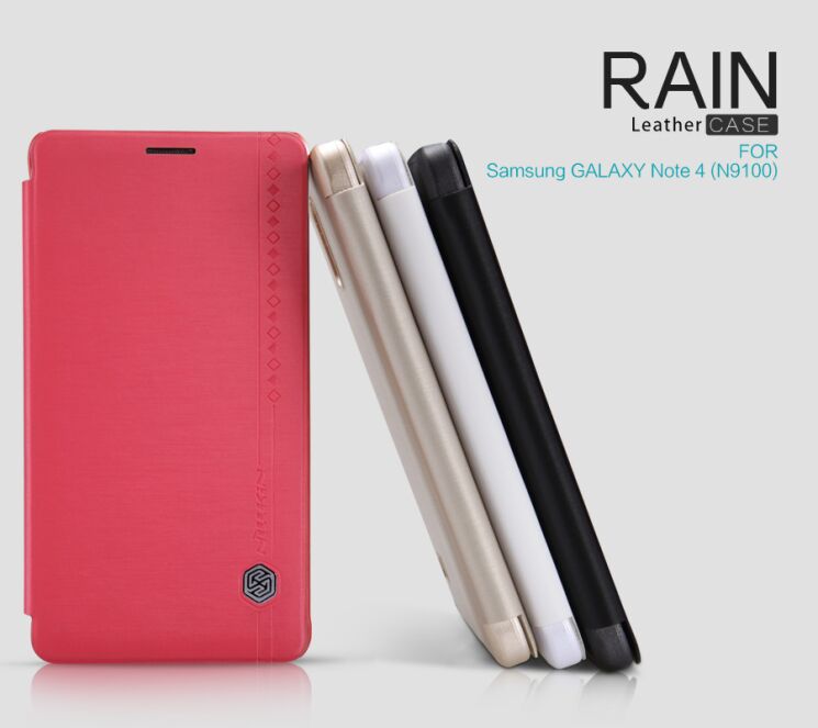 Чохол NILLKIN Rain Series для Samsung Galaxy Note 4 (N910) - White: фото 8 з 15