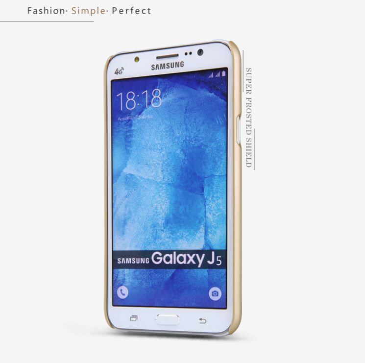 Пластиковая накладка NILLKIN Frosted Shield для Samsung Galaxy J5 (J500) - Black: фото 11 з 16