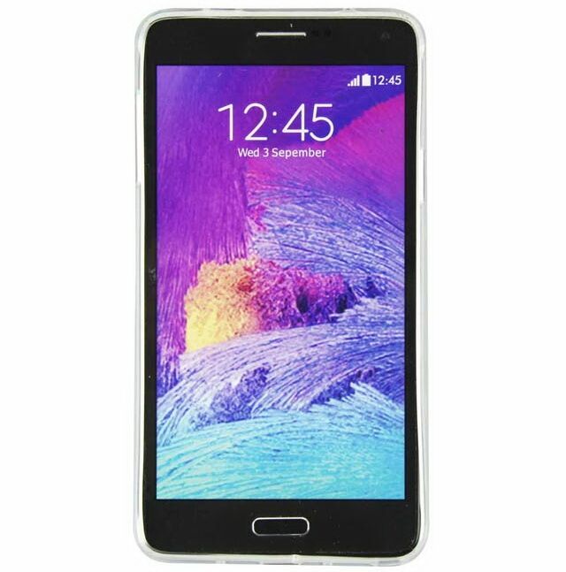 Силиконовая накладка Deexe UK Series для Samsung Galaxy Note 4 (N910): фото 3 з 3