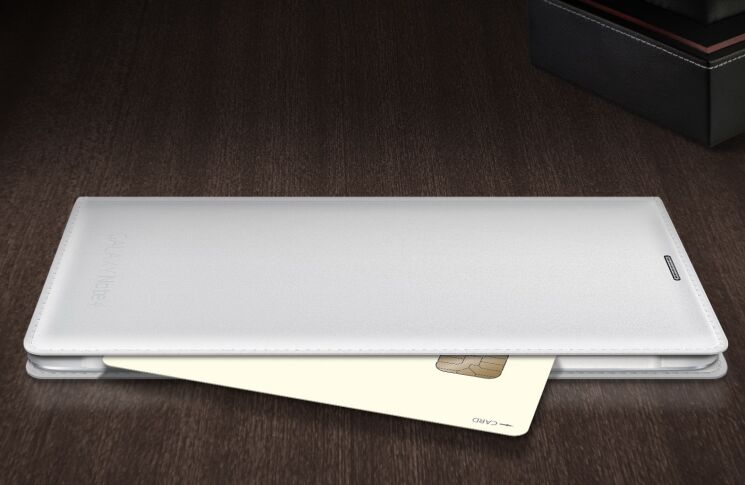 Чехол Flip Wallet Classic Edition для Samsung Galaxy Note 4 (N910) EF-WN910FKEGRU - Black: фото 7 из 11