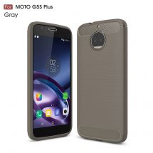 Захисний чохол UniCase Carbon для Motorola Moto G5s Plus - Grey: фото 1 з 11