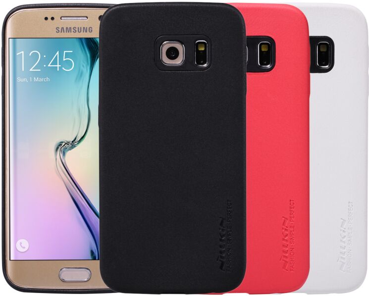 Защитная накладка NILLKIN Victoria Series для Samsung Galaxy S6 edge (G925) - Red: фото 6 из 12