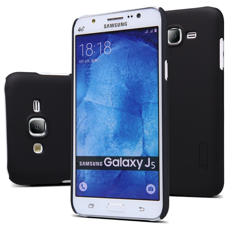 Пластиковая накладка NILLKIN Frosted Shield для Samsung Galaxy J5 (J500) - Black: фото 1 из 16