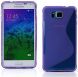 Силиконовая накладка Deexe S Line для Samsung Galaxy Alpha (G850) - Violet (SA-8308V). Фото 1 з 4