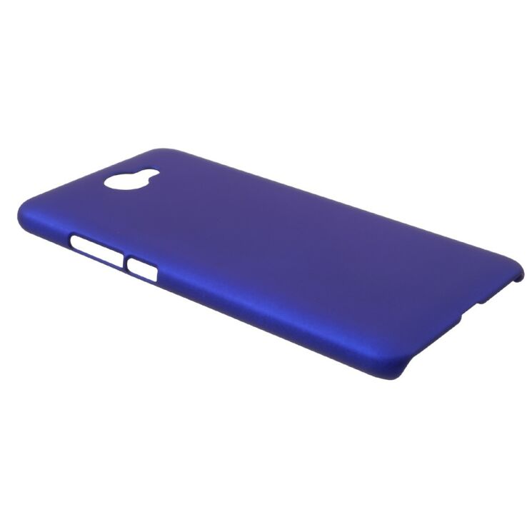 Пластиковый чехол Deexe Hard Shell для Huawei Y7 - Dark Blue: фото 2 из 3