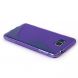 Силиконовая накладка Deexe S Line для Samsung Galaxy Alpha (G850) - Violet (SA-8308V). Фото 3 из 4