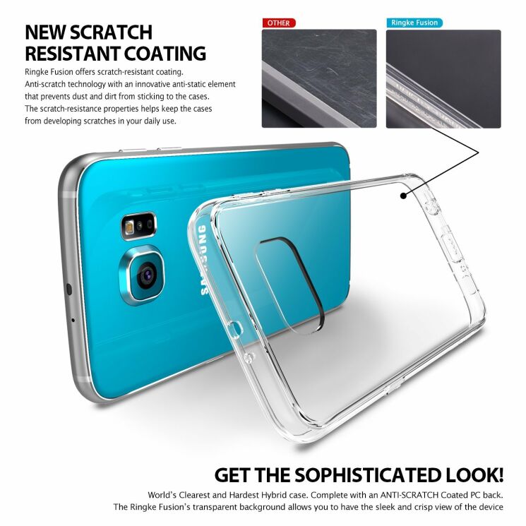 Чохол Ringke Noble для Samsung Galaxy S6 (G920) - Transparent: фото 7 з 7