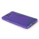 Силиконовая накладка Deexe S Line для Samsung Galaxy Alpha (G850) - Violet (SA-8308V). Фото 2 з 4