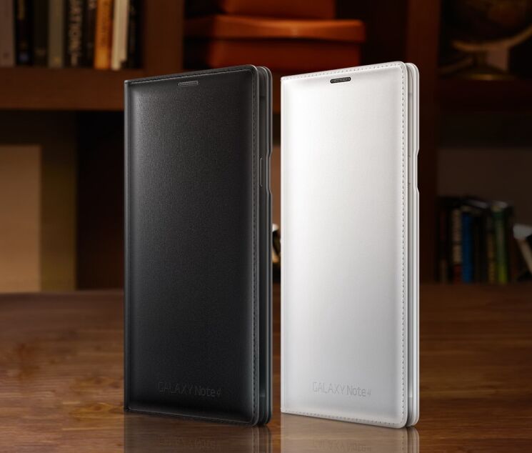 Чехол Flip Wallet Classic Edition для Samsung Galaxy Note 4 (N910) EF-WN910FKEGRU - Black: фото 5 из 11