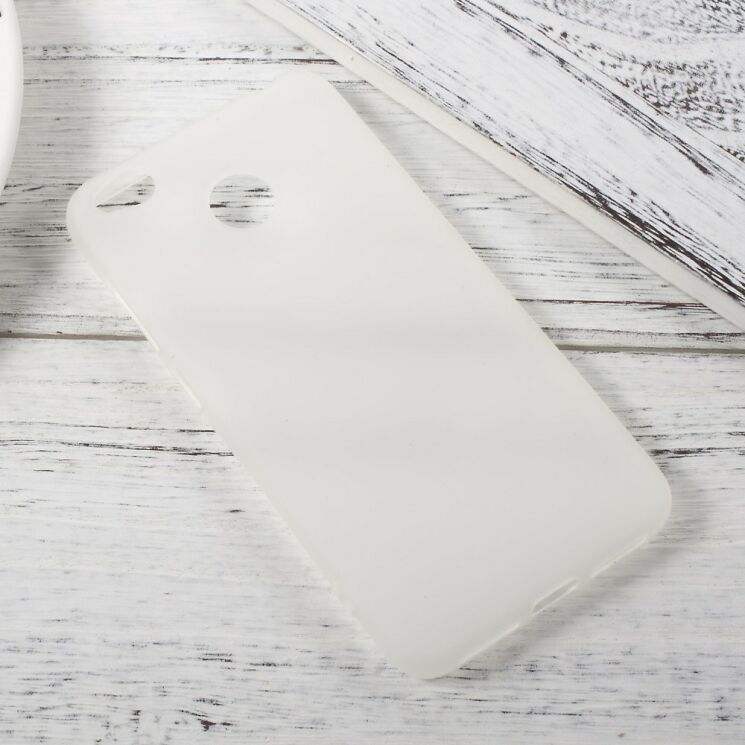 Силиконовый (TPU) чехол Deexe Poly Jacket для Xiaomi Redmi 4X - White: фото 2 из 4
