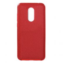 Силиконовый (TPU) чехол UniCase Glitter Cover для Xiaomi Redmi 5 Plus - Red: фото 1 из 4