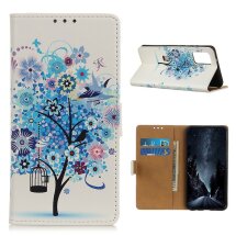Чехол Deexe Life Style Wallet для Samsung Galaxy M51 (M515) - Blue Tree: фото 1 из 6
