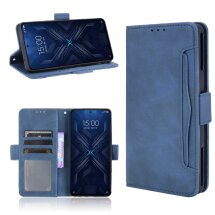Чохол Deexe Wallet Stand для Xiaomi Black Shark 4 / 4 Pro - Blue: фото 1 з 9