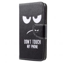 Чохол-книжка Deexe Color Wallet для Motorola Moto E5 Play - Do not Touch My Phone: фото 1 з 8