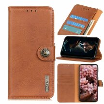 Чохол-книжка KHAZNEH Wallet Cover для Motorola One Fusion Plus - Brown: фото 1 з 11
