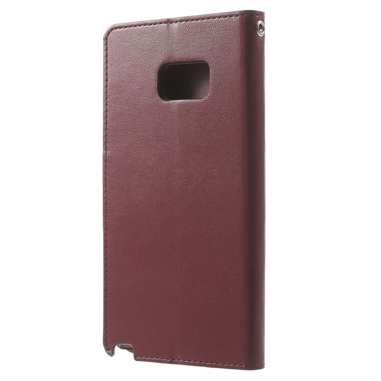 Чехол MERCURY Sonata Diary для Samsung Galaxy Note 7 (N930) - Wine Red: фото 2 из 8