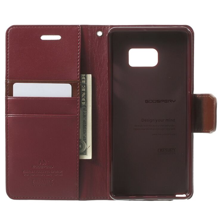 Чехол MERCURY Sonata Diary для Samsung Galaxy Note 7 (N930) - Wine Red: фото 5 из 8