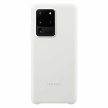 Чохол Silicone Cover для Samsung Galaxy S20 Ultra (G988) EF-PG988TWEGRU - White: фото 1 з 3