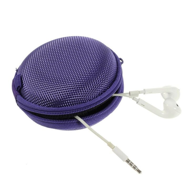 Компактна сумка для навушників Deexe Small Box - Violet: фото 2 з 5