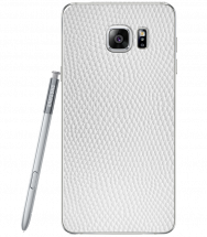 Кожаная наклейка Glueskin для Samsung Galaxy Note 5 - White Pearl: фото 1 из 10