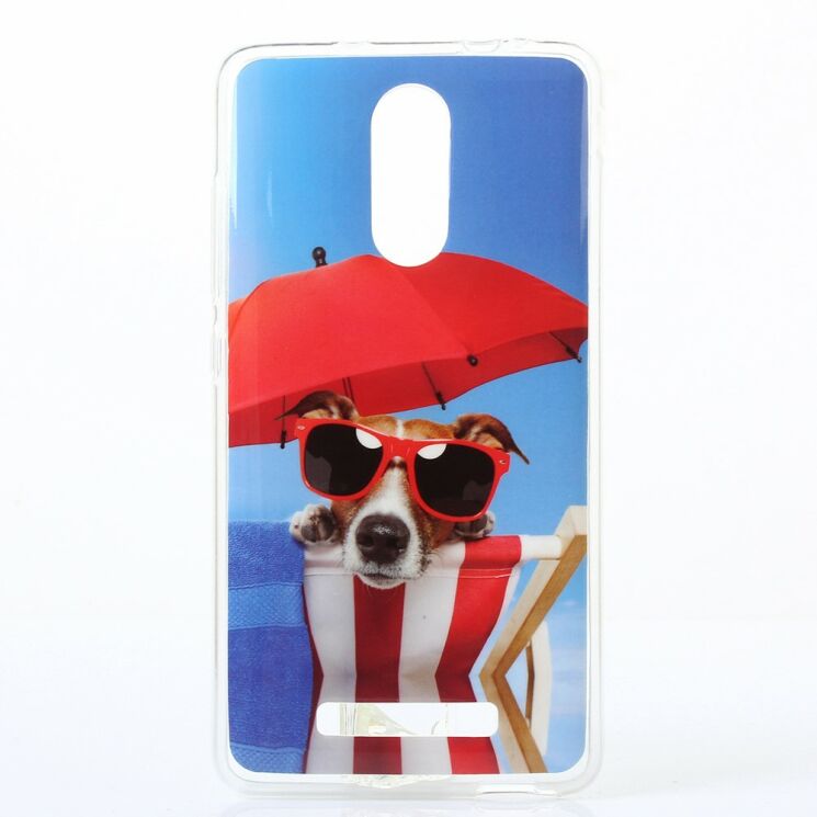 Силиконовый чехол Deexe Life Style для Xiaomi Redmi Note 3  - Summer Dog: фото 1 из 3