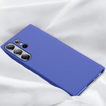 Силиконовый чехол X-LEVEL Matte для Samsung Galaxy S23 Ultra (S918) - Blue: фото 1 из 6