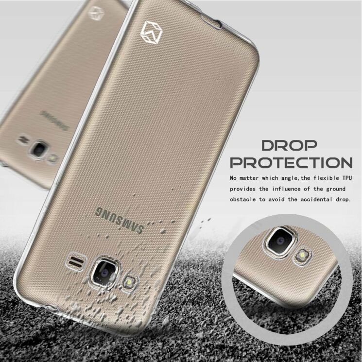 Силиконовый (TPU) чехол Deexe Glossy Cover для Samsung Galaxy J2 Prime: фото 5 из 5