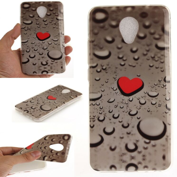 Силіконовий (TPU) чохол Deexe Life Style для Meizu M5 Note - Heart Pattern: фото 1 з 6