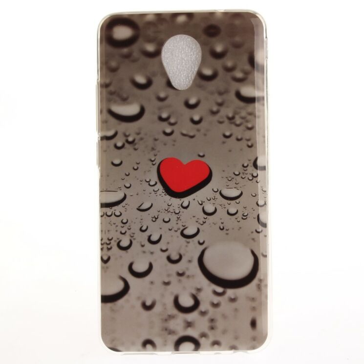 Силіконовий (TPU) чохол Deexe Life Style для Meizu M5 Note - Heart Pattern: фото 2 з 6