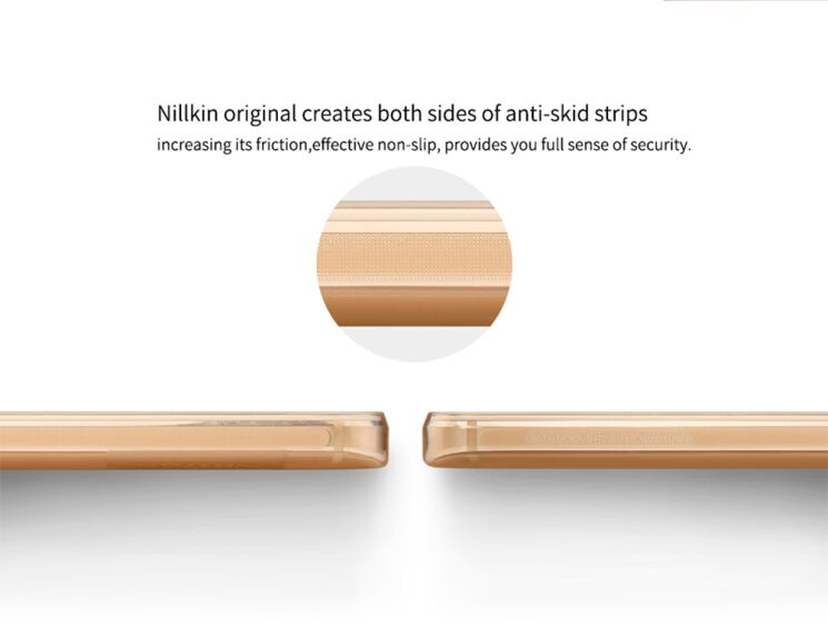Силіконовий (TPU) чохол NILLKIN Nature для Xiaomi Redmi Note 4 - Gold: фото 11 з 14