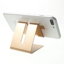 Универсальная подставка Deexe Bracket Stand для смартфонов - Gold: фото 1 из 8