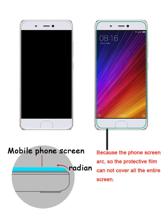 Захисне скло Deexe Crystal Glass для Xiaomi Mi 5s: фото 5 з 6