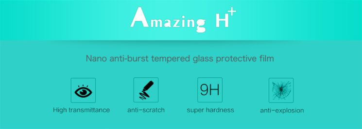Защитное стекло NILLKIN Amazing H+ для iPhone 7 Plus / iPhone 8 Plus: фото 2 из 14