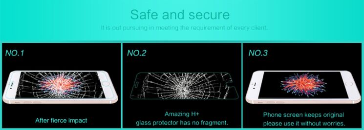 Защитное стекло NILLKIN Amazing H+ для iPhone 7 Plus / iPhone 8 Plus: фото 8 из 14