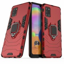 Захисний чохол Deexe Hybrid Case для Samsung Galaxy A31 (A315) - Red: фото 1 з 8