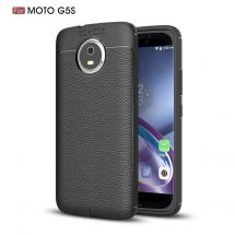 Захисний чохол Deexe Leather Cover для Motorola Moto G5s - Black: фото 1 з 11