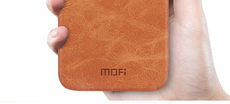 Захисний чохол MOFI Leather Back для iPhone 5/5s/SE - Black: фото 4 з 6