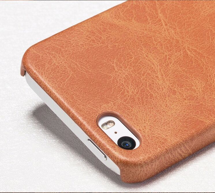Защитный чехол MOFI Leather Back для iPhone 5/5s/SE - Brown: фото 5 из 6