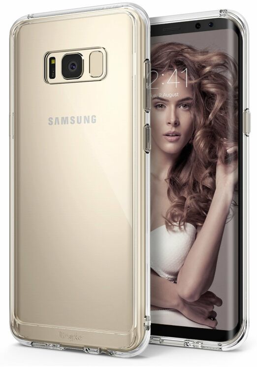 Захисний чохол RINGKE Fusion для Samsung Galaxy S8 Plus (G955) - Transparent: фото 1 з 7
