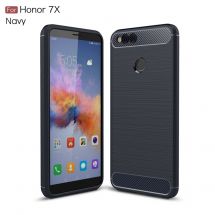 Защитный чехол UniCase Carbon для Huawei Honor 7X - Dark Blue: фото 1 из 10
