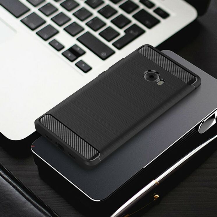 Защитный чехол UniCase Carbon для Xiaomi Mi Note 2 - Black: фото 8 из 9