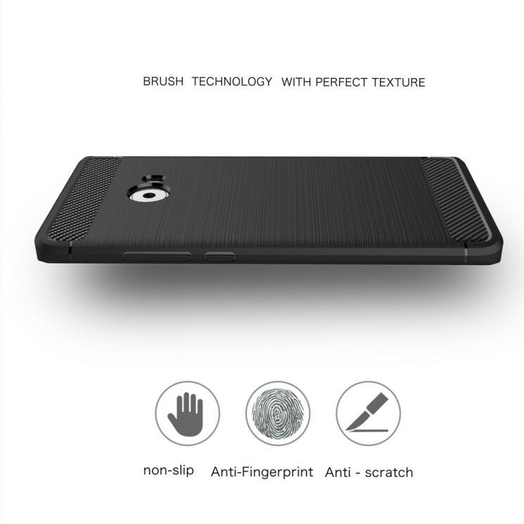 Захисний чохол UniCase Carbon для Xiaomi Mi Note 2 - Gray: фото 5 з 9