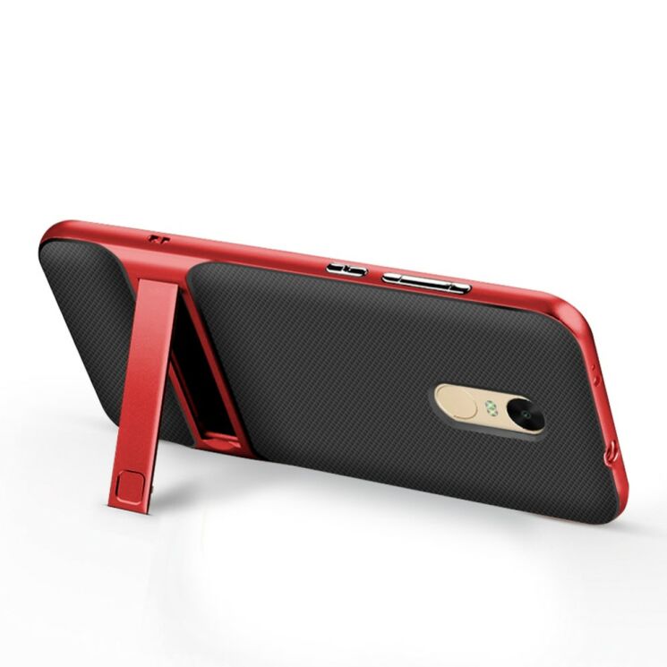 Защитный чехол UniCase Elegance Grid для Xiaomi Redmi Note 4X - Red: фото 2 из 6