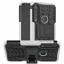 Захисний чохол UniCase Hybrid X для Motorola Moto G8 Play - White: фото 1 з 8