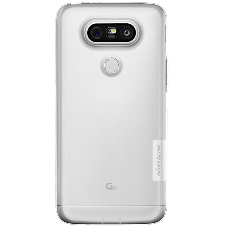 Силиконовый чехол NILLKIN Nature для LG G5 - White: фото 2 из 17